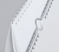 Preview: Renz Kalenderaufhänger, Länge 200 mm, Farbe weiß, VE 100 Stück