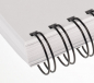 Preview: Renz Ring Wire Elemente 8,0 mm, Teilung 2:1, 23 Ringe, schwarz, VE 100 Stück