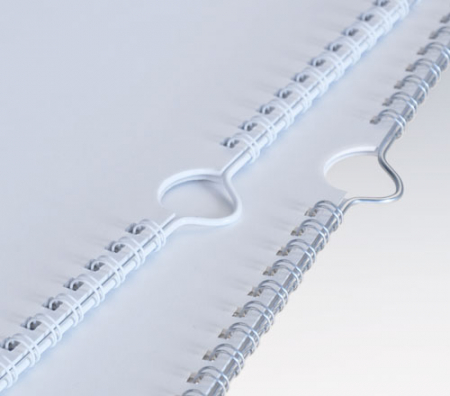 Renz Kalenderaufhänger, Länge 200 mm, Farbe weiß, VE 100 Stück
