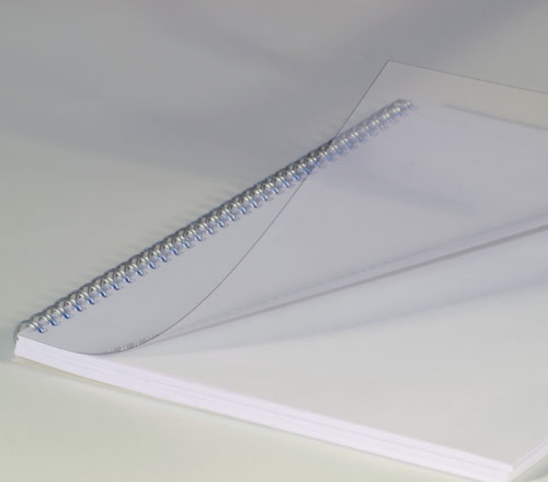 Renz Folien Deckblätter, DIN A5, transparent, 0,20 mm, VE 100 Stück