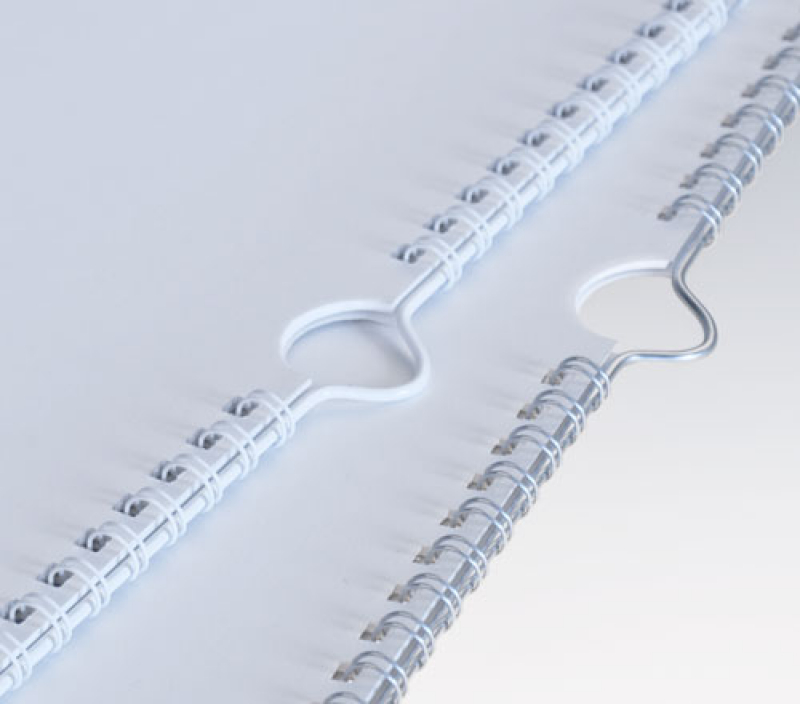 Renz Kalenderaufhänger, Länge 200 mm, Farbe weiß, VE 100 Stück