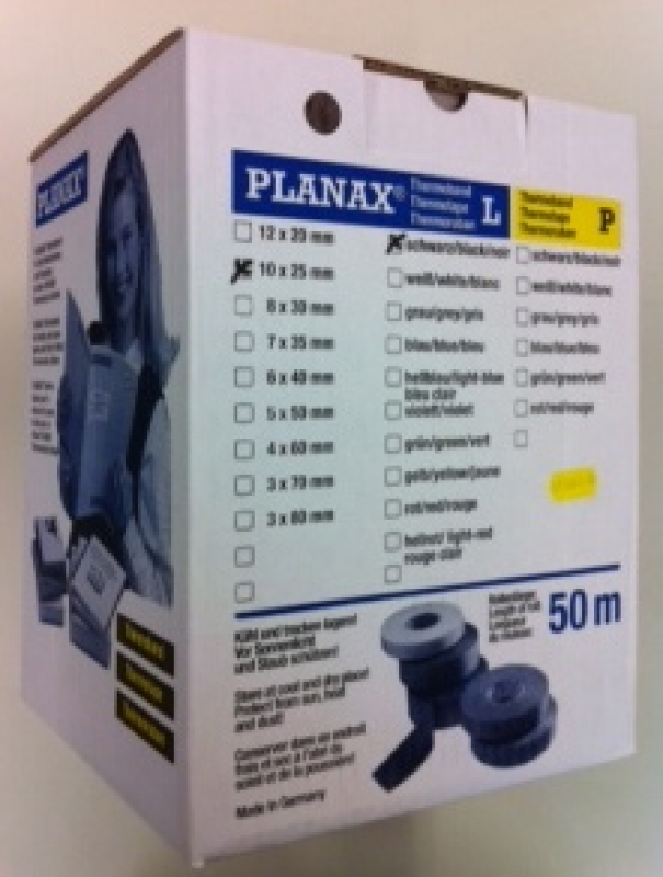 Planax Thermoband Leinen, Breite 20 mm, Länge 50 m, per Rolle, nicht mehr lieferbar