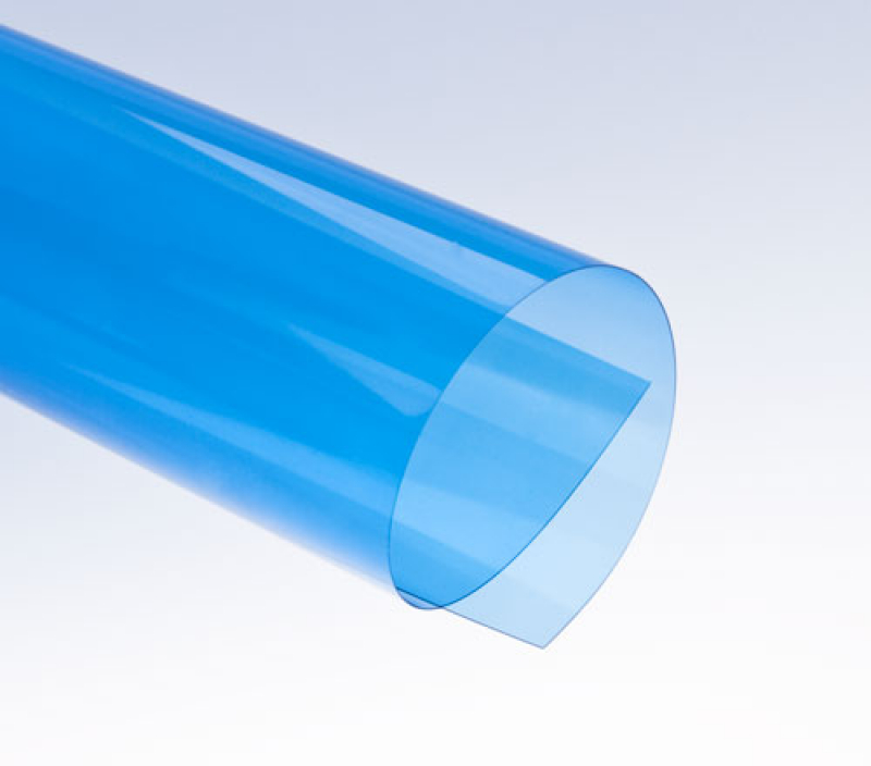 Renz Folien Deckblätter, DIN A4, blau, 0,20 mm, VE 100 Stück