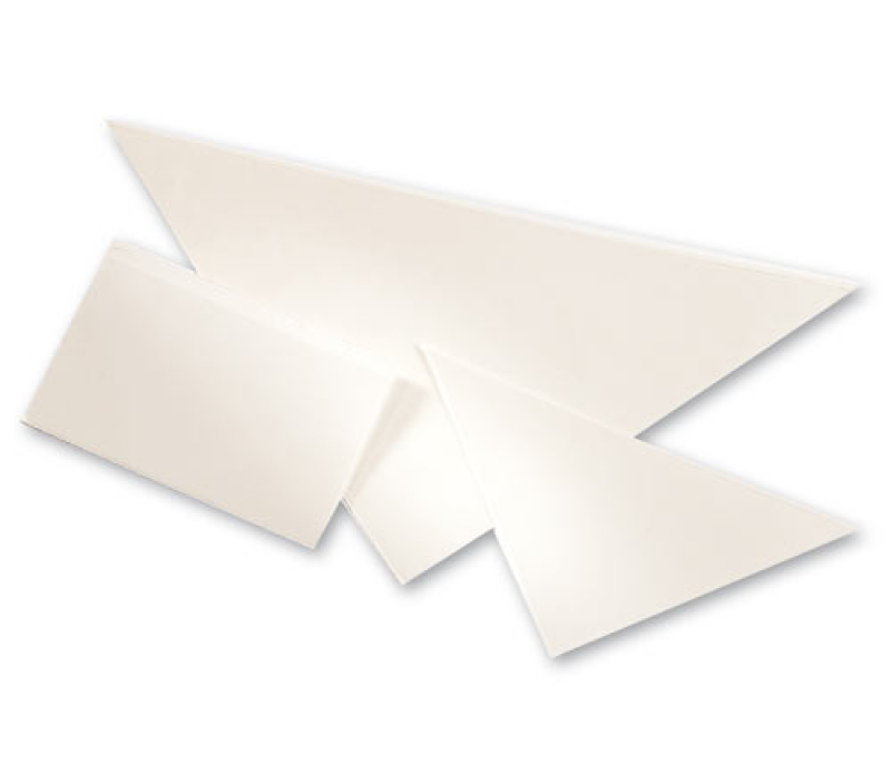 Renz Dreieckstaschen, selbstklebend, Innenmaß: 100 x 100 mm, VE 100 Stück