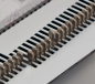 Preview: Renz Stanzwerkzeuge für DTP 340 M, Plastikbindung US-Teilung 14,28 mm = 9/16", Rechteckloch 8 x 3 mm, Stanzstempel einzeln ausschaltbar