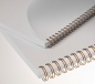 Preview: Renz Ring Wire Elemente 12,7 mm, Teilung 3:1, 34 Ringe, bronze, VE 100 Stück, Restbestand