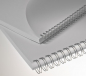 Preview: Renz Ring Wire Elemente 8,0 mm, Teilung 2:1, 23 Ringe, nn-silber, VE 100 Stück