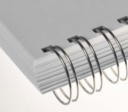 Renz Ring Wire Elemente 16,0 mm, Teilung 2:1, 16 Ringe, nc-silber, VE  50 Stück