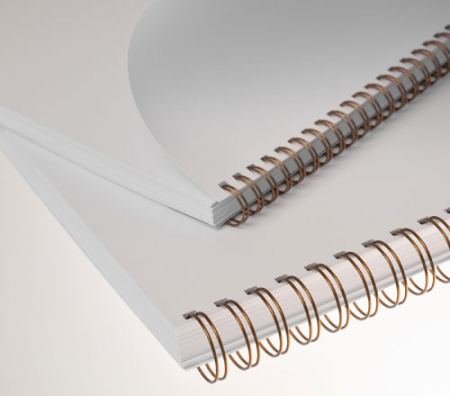 Preview: Renz Ring Wire Elemente 22,0 mm, Teilung 2:1, 23 Ringe, bronze, VE  50 Stück, Restbestand