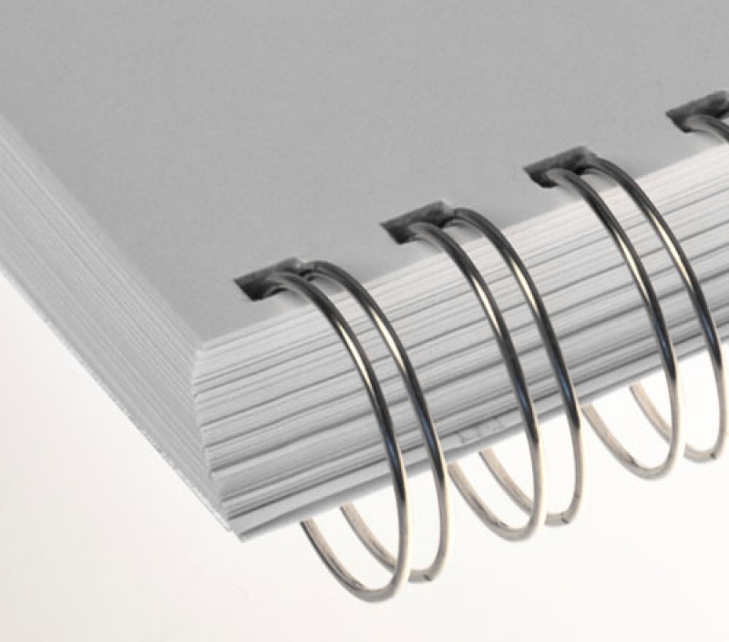 Renz Ring Wire Elemente 16,0 mm, Teilung 2:1, 16 Ringe, nc-silber, VE  50 Stück