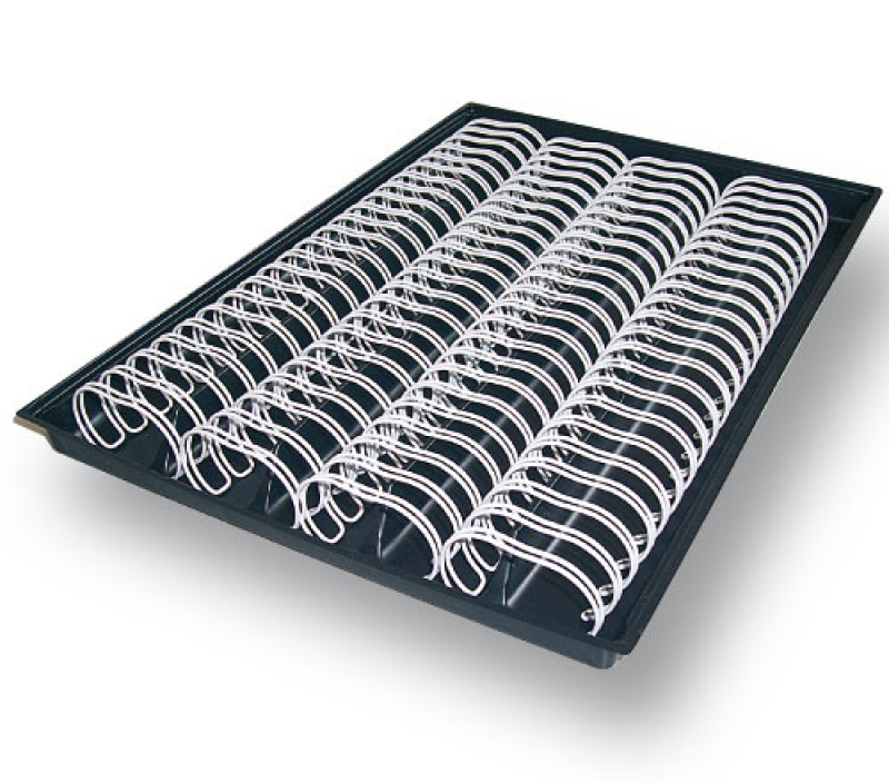 Renz Ring Wire Elemente 32,0 mm, Teilung 2:1, 16 Ringe, nn-silber, VE  20 Stück