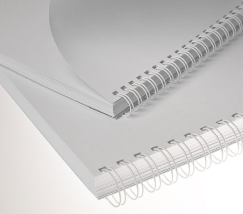 Renz Ring Wire Elemente 8,0 mm, Teilung 2:1, 23 Ringe, weiß, VE 100 Stück